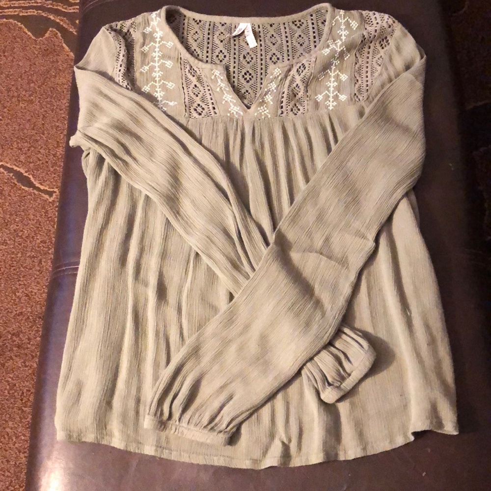 Mudd Green Shirt